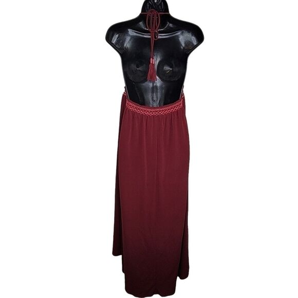 Express woman's halter summer maxi dress medium - Picture 3 of 9